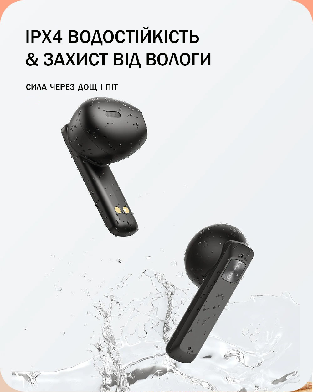 Навушники BlitzWolf BW-FPE1 для Android, iPhone, iPad Black