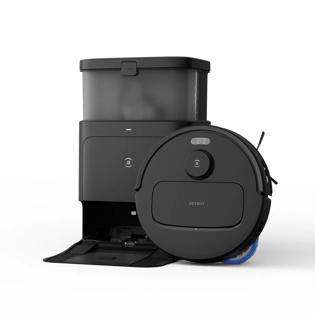 Робот-пилосос ECOVACS DEEBOT N30 PRO OMNI / Потужність 10000 Па / ZeroTangle 2.0 / TruEdge / 5200 мАг / 320 хв роботи