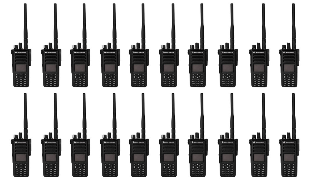 Комплект 20 шт Радиостанций цифровых Motorola MotoTRBO DP4800 VHF AES-256 шифрование