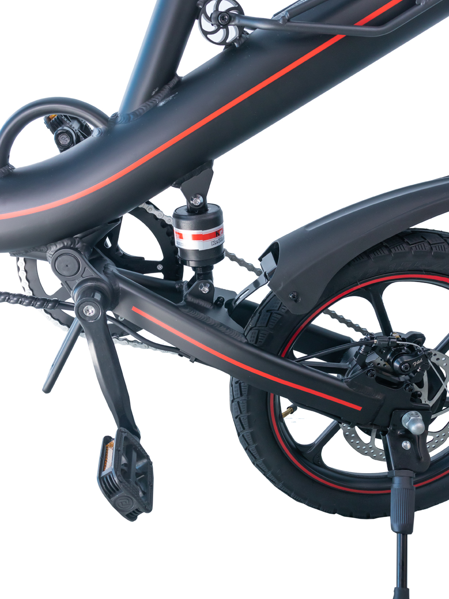 Электрический велосипед для прогулок OUXI V5, 500Вт, 48V, макс. скорость 30 км/ч, запас хода 80 км, чёрный