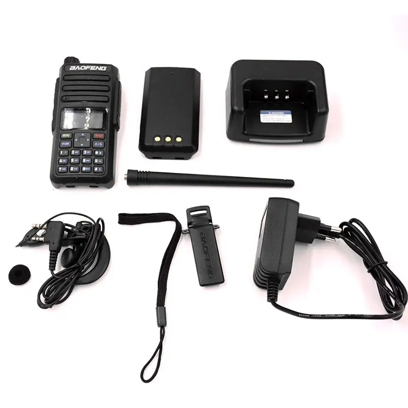 Рация Baofeng DR 1802 / Аналоговая, Цифровая / VHF, UHF / 1000 каналов / Li-Ion 2200 мАч / Энергосбережение, Функция SMS
