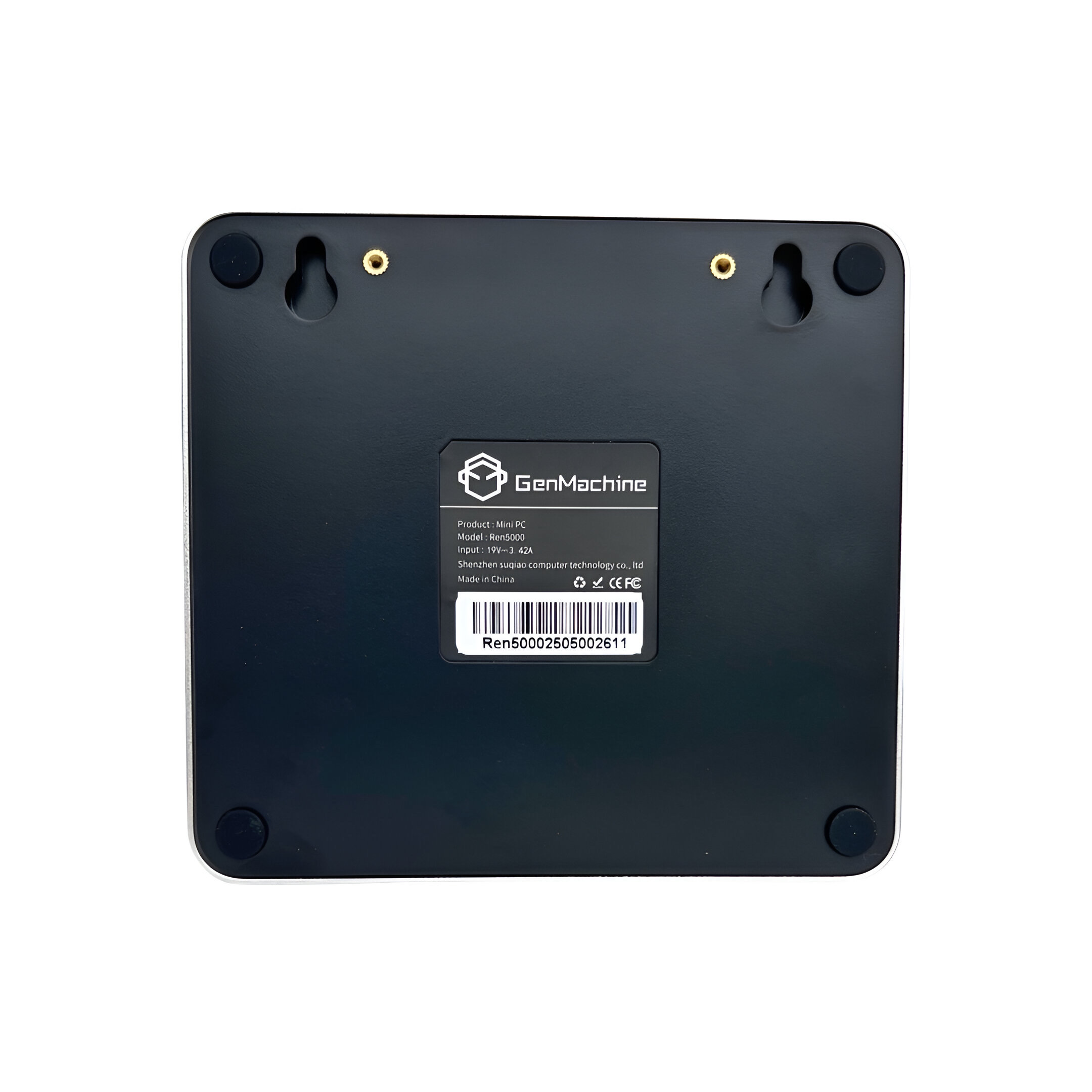 Міні-Пк GenMachine Ren 5000 / Ryzen 7 5825U / RAM 32GB / SSD 512GB / LAN / Wi-Fi / Bluetooth / Windows 11 / Cірий