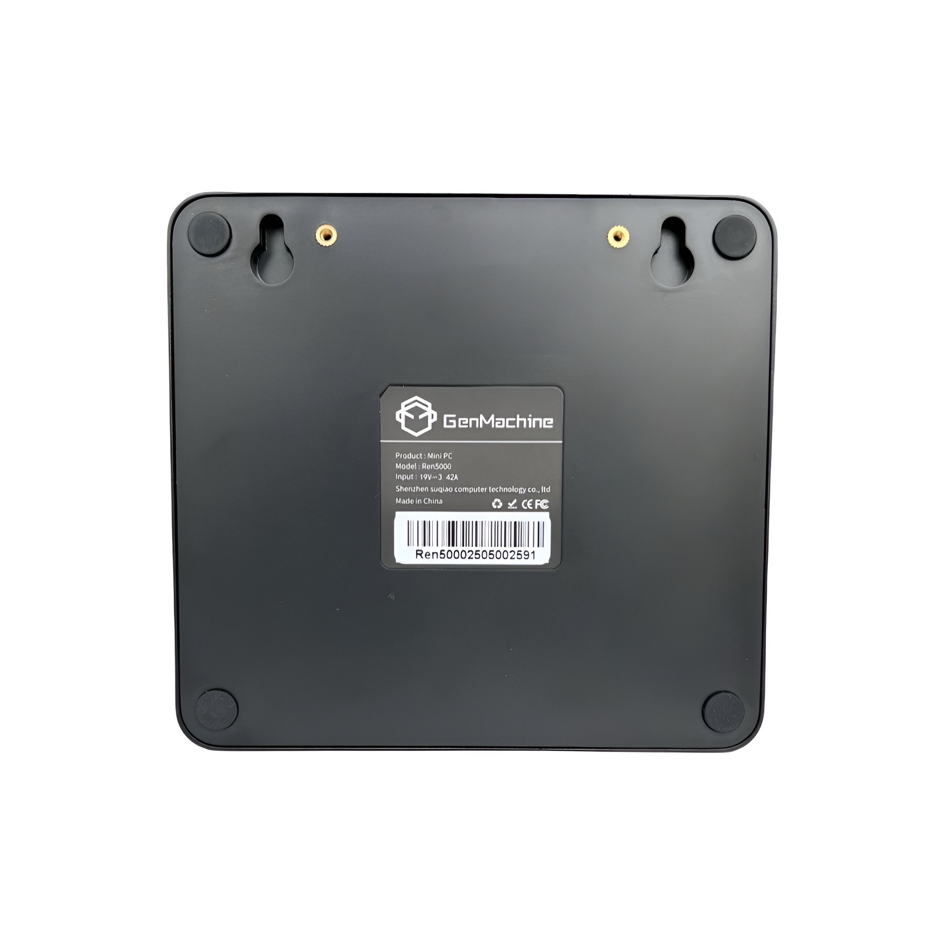 Мини-Пк GenMachine Ren 5000 / Ryzen 5 5600H / RAM 16GB / SSD 256GB / LAN / Wi-Fi / Bluetooth / Windows 11 / Черный