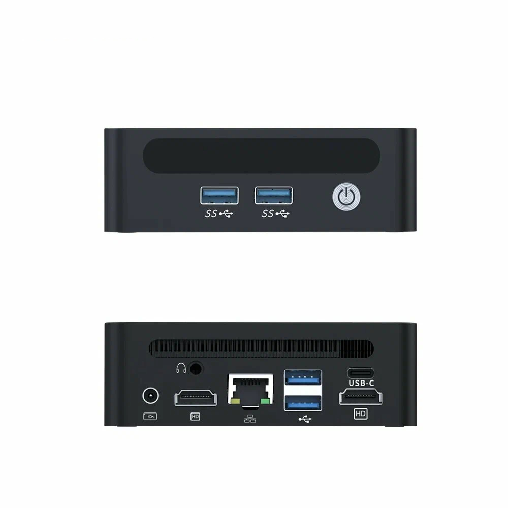 Мини-Пк GenMachine Ren 5000 / Ryzen 5 5600H / RAM 16GB / SSD 256GB / LAN / Wi-Fi / Bluetooth / Windows 11 / Черный