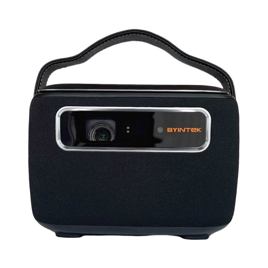 Портативный проектор BYINTEK R20 / 1280 х 800Р / 750 ANSI lm / Android TV 11 / Wi-Fi / Bluetooth / Аккумулятор 15600 мА-ч