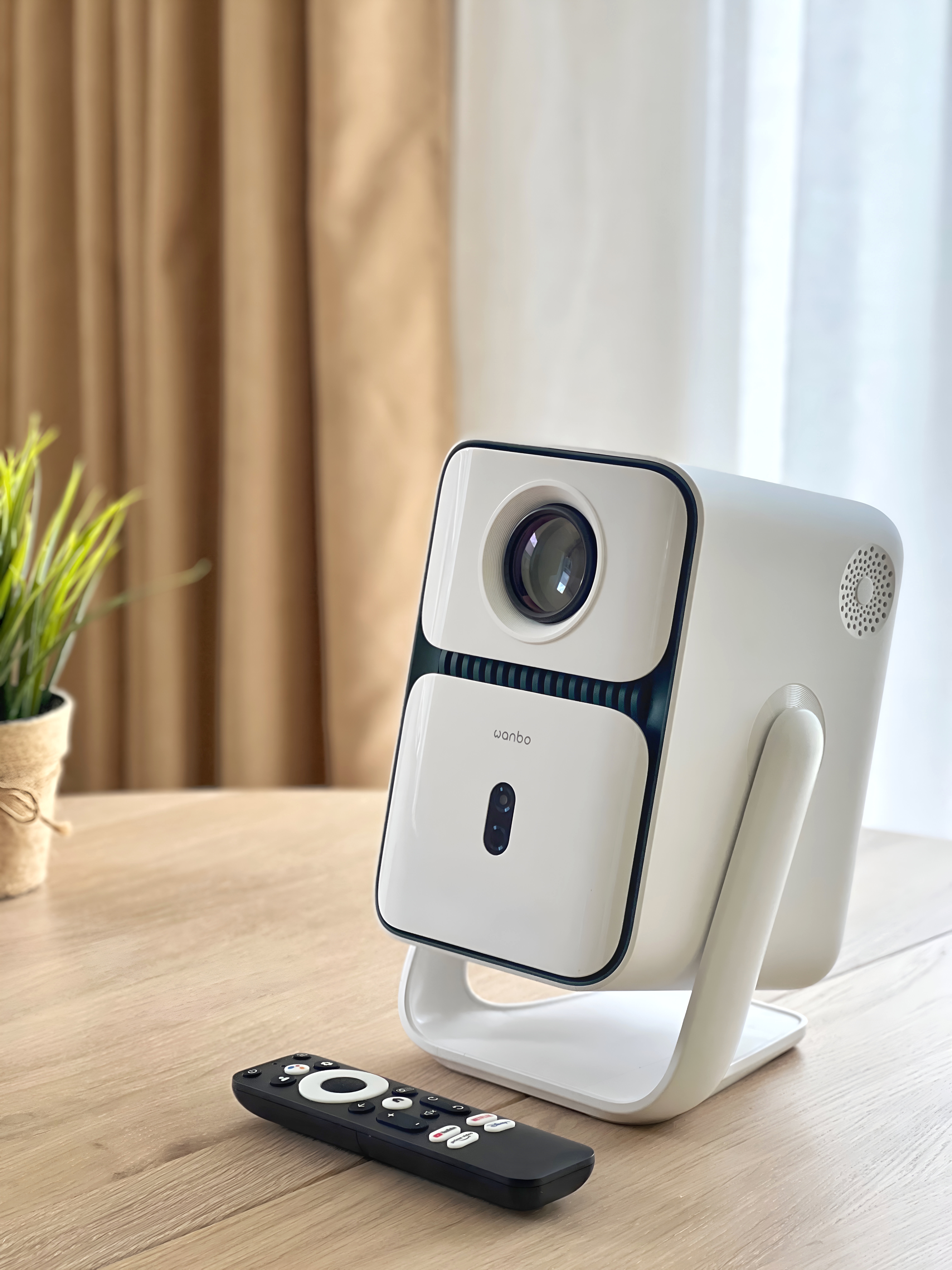 Портативный проектор с подставкой Wanbo T2 Ultra / Full HD 1080p / 500 ANSI lm / Android 11 / Wi-Fi / Bluetooth
