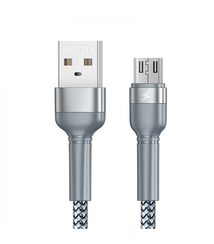 Дата Кабель для заряджання REMAX Jany RC-124m USB 2.0 — micro USB 2.4A Чорний (1м)