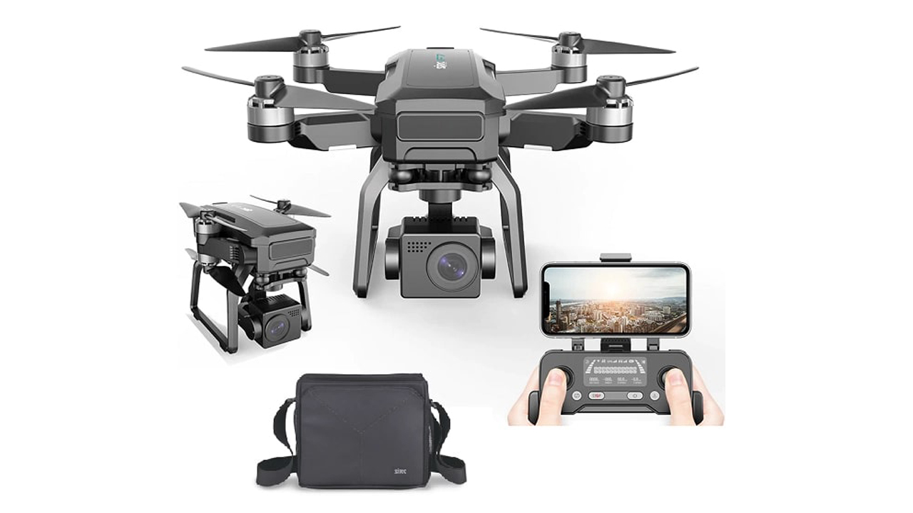 Квадрокоптер SJRC F7 4K Pro - дрон з 4K камерою, 5G Wi-Fi, FPV, GPS, БК мотори, 3 км. до 25 хв. з сумкою