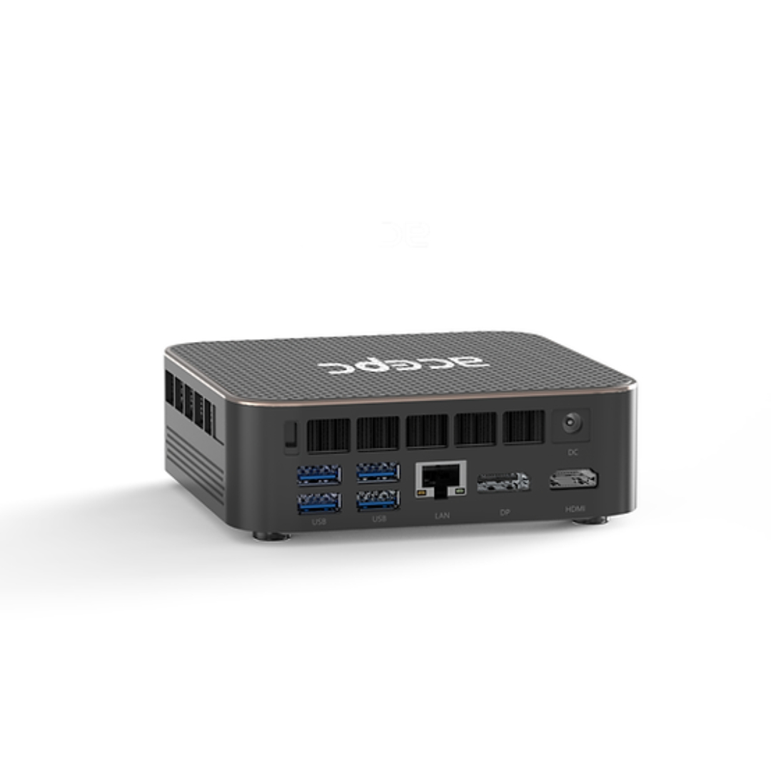 Міні-ПК Acepc E3A / Intel Core i3-1220P / RAM 16GB / SSD 512GB / LAN / Wi-Fi / Bluetooth / Windows 11 Pro (Без ключа) / Чорний