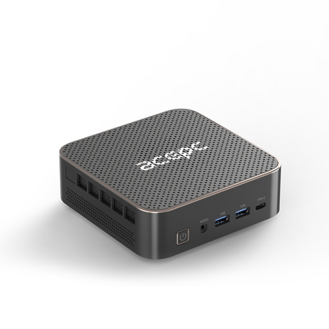 Міні-ПК Acepc E3A / Intel Core i3-1220P / RAM 16GB / SSD 512GB / LAN / Wi-Fi / Bluetooth / Windows 11 Pro (Без ключа) / Чорний