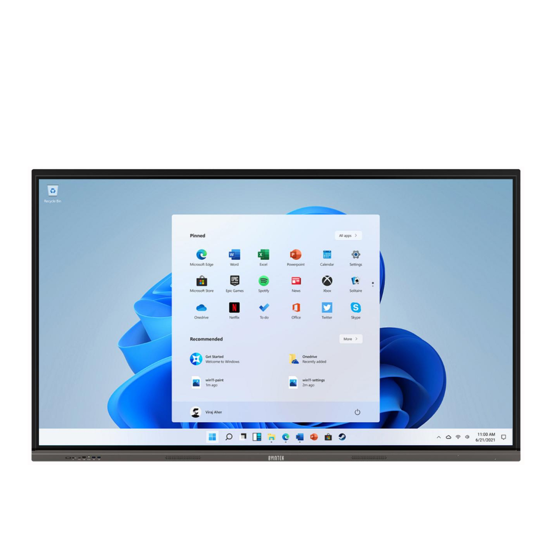 Интерактивная сенсорная панель BYINTEK BOARDAY ED86B / 3840х2160 UHD / Android 14.0+ Windows 11 / Wi-Fi / Bluetooth