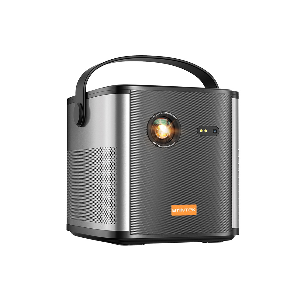 Портативный проектор BYINTEK U80 / Full HD 1080p / 500 ANSI lm / Android 9 / Wi-Fi / Bluetooth / Аккумулятор 15000 мА-ч
