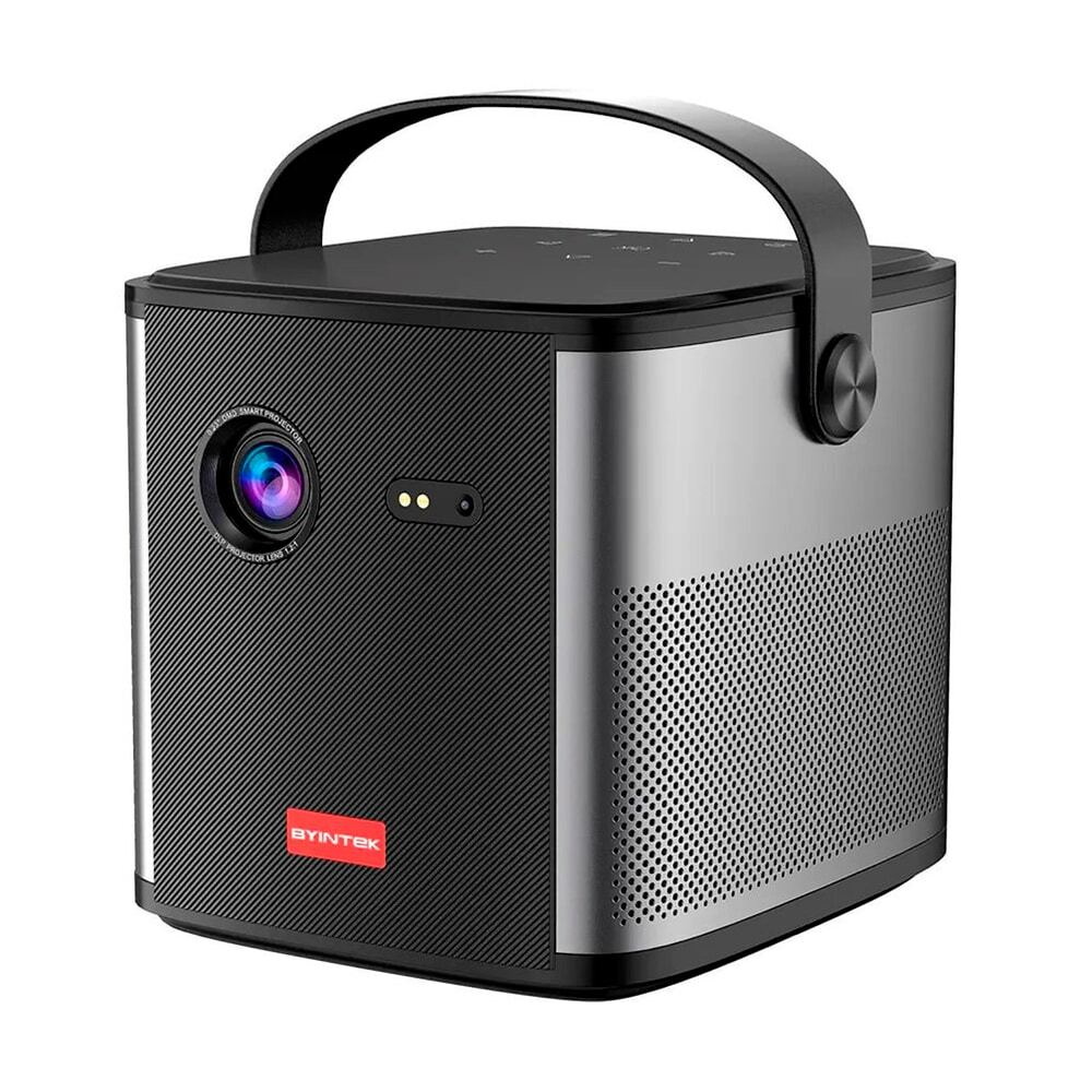 Портативный проектор BYINTEK U80 / Full HD 1080p / 500 ANSI lm / Android 9 / Wi-Fi / Bluetooth / Аккумулятор 15000 мА-ч