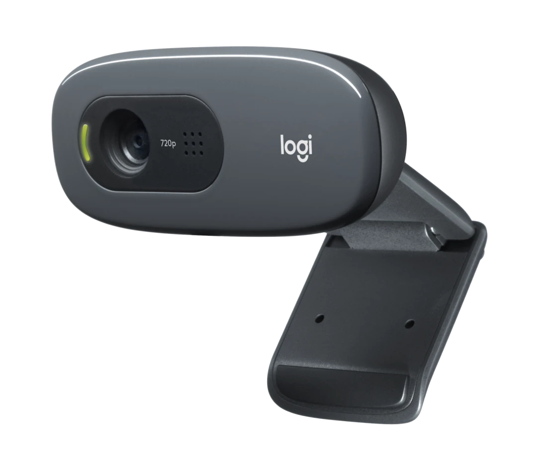 Веб-камера Logitech C270 с микрофоном для ПК и ноутбука / 1280х720 / USB 2.0 / Темно-серый