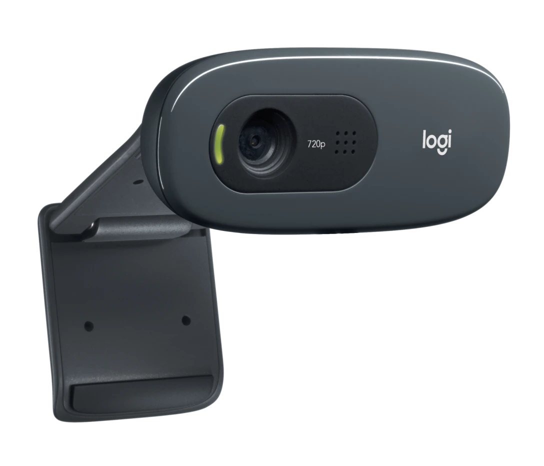 Веб-камера Logitech C270 с микрофоном для ПК и ноутбука / 1280х720 / USB 2.0 / Темно-серый