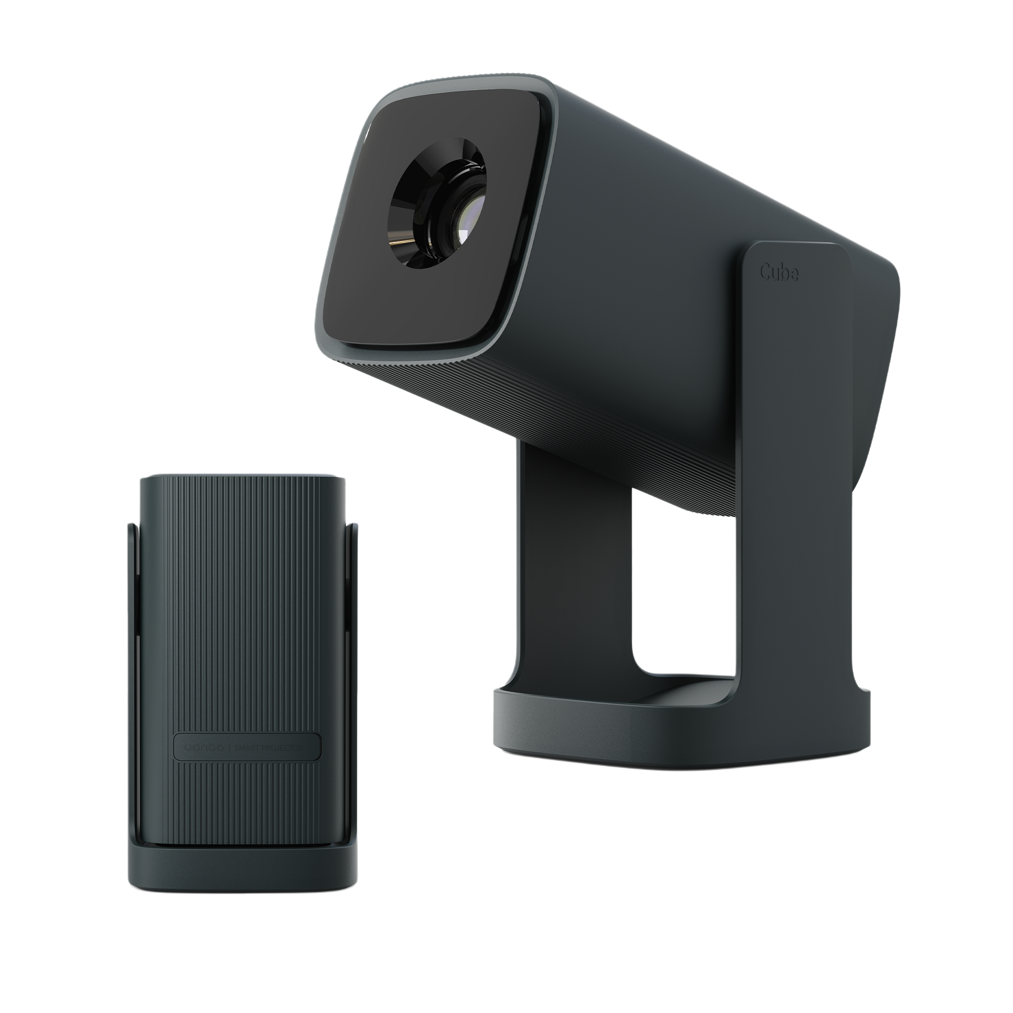 Портативний смарт-проектор Wanbo Cube 1 / 1280×720 / 350 ANSI lm / Android TV 11 / Wi-Fi / Bluetooth / Темно-зелений