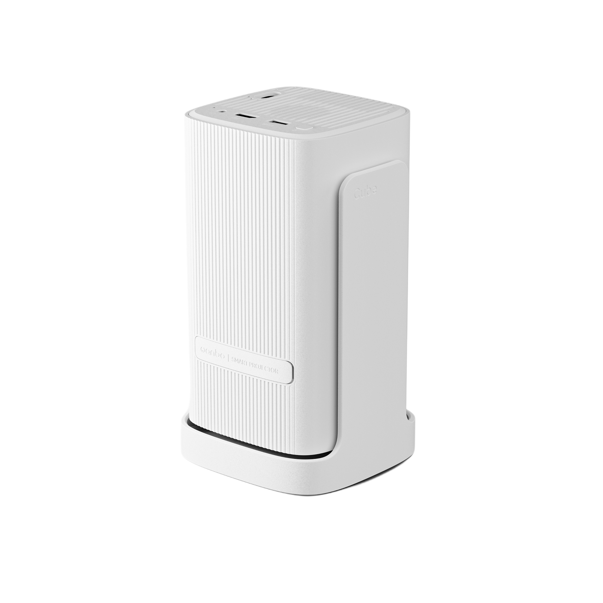 Портативний смарт-проектор Wanbo Cube 1 / 1280×720 / 350 ANSI lm / Android TV 11 / Wi-Fi / Bluetooth / Білий