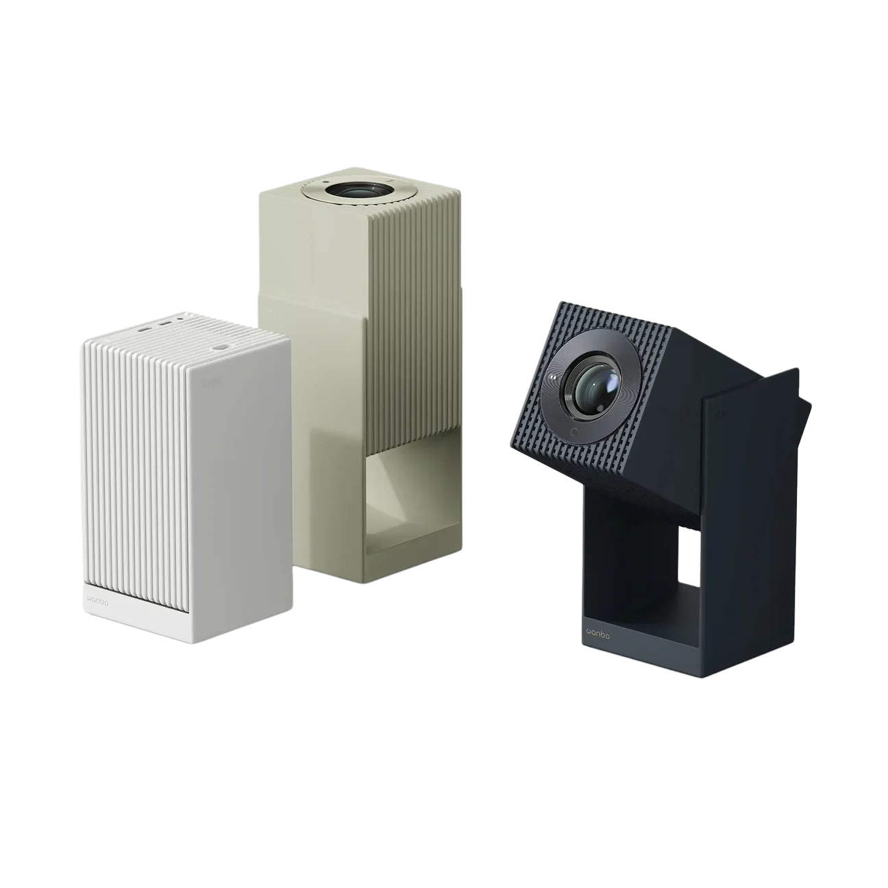 Портативний смарт-проектор Wanbo Cube 2 Pro / 1920x1080 / 500 ANSI lm / Android TV 11.0 / Wi-Fi / Bluetooth / Темно-синій