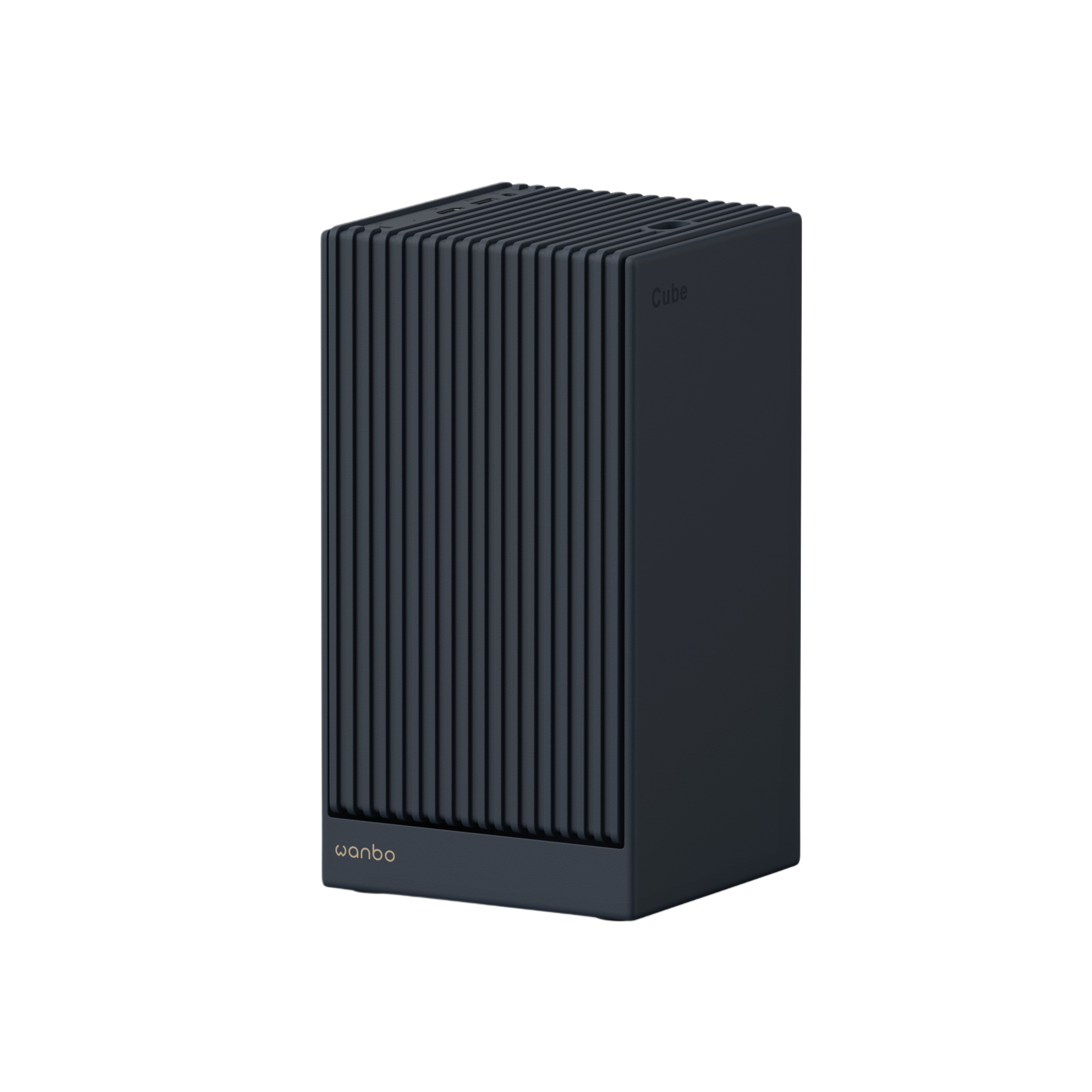 Портативний смарт-проектор Wanbo Cube 2 Pro / 1920x1080 / 500 ANSI lm / Android TV 11.0 / Wi-Fi / Bluetooth / Темно-синій