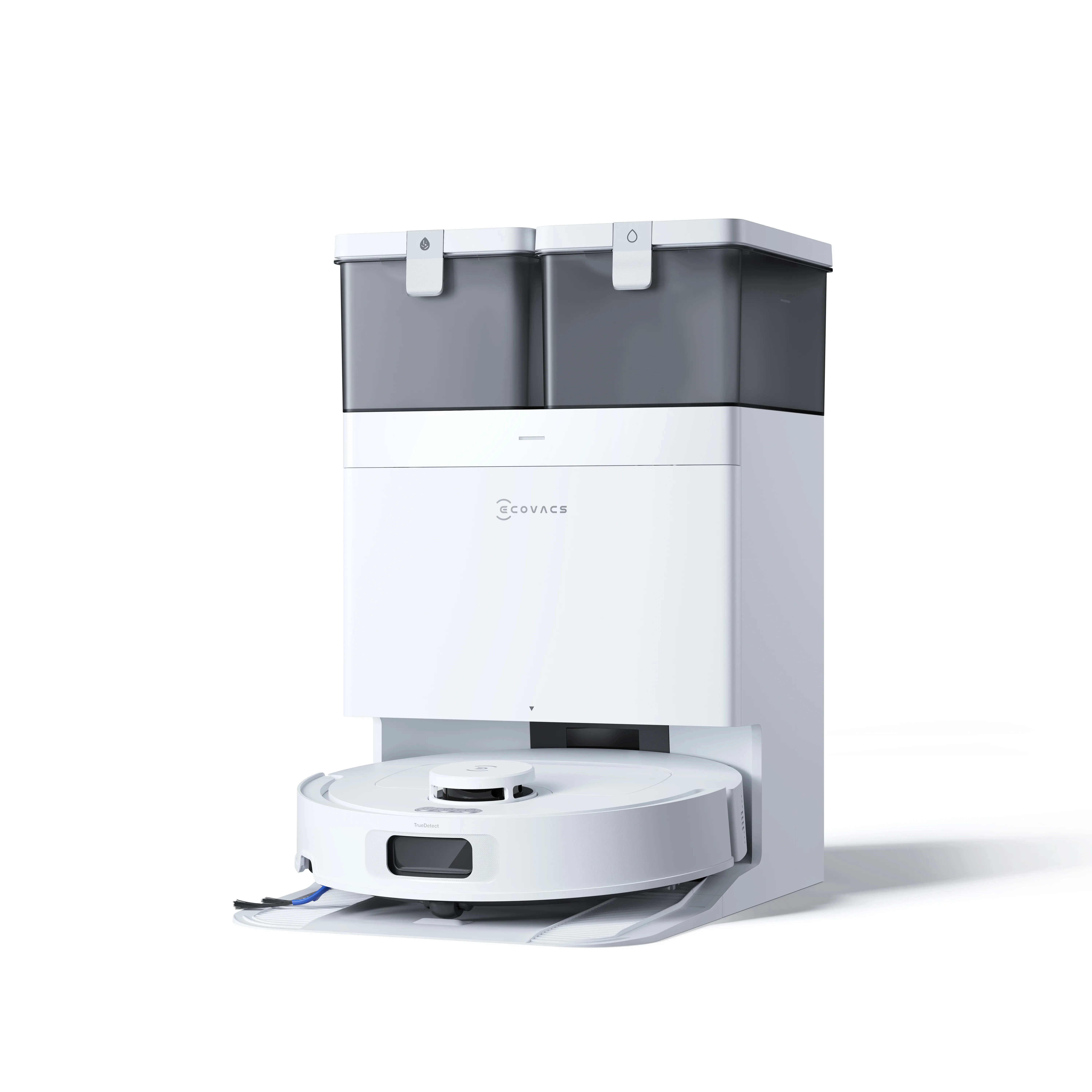 Робот-пылесос ECOVACS DEEBOT T30C с автоматической станцией OMNI / Мощность 20000 Па / ZeroTangle 3.0 / TruEdge 2.0 / 5200 мАч / 180 мин работы