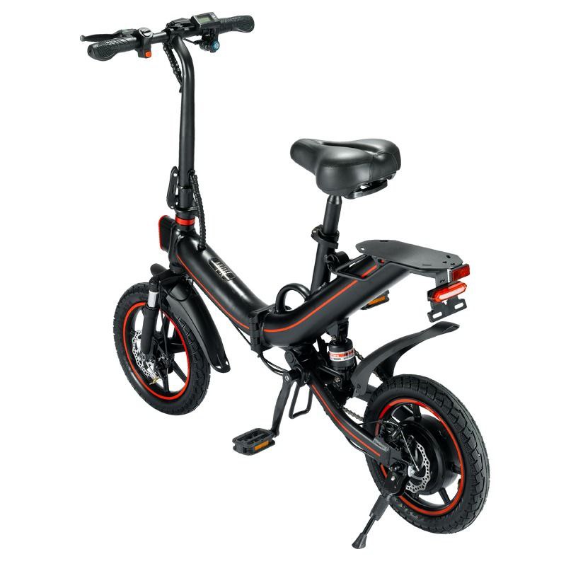 Электрический велосипед OUXI V5, 500Вт, 48V 30 км/ч, запас хода 80 км, чёрный
