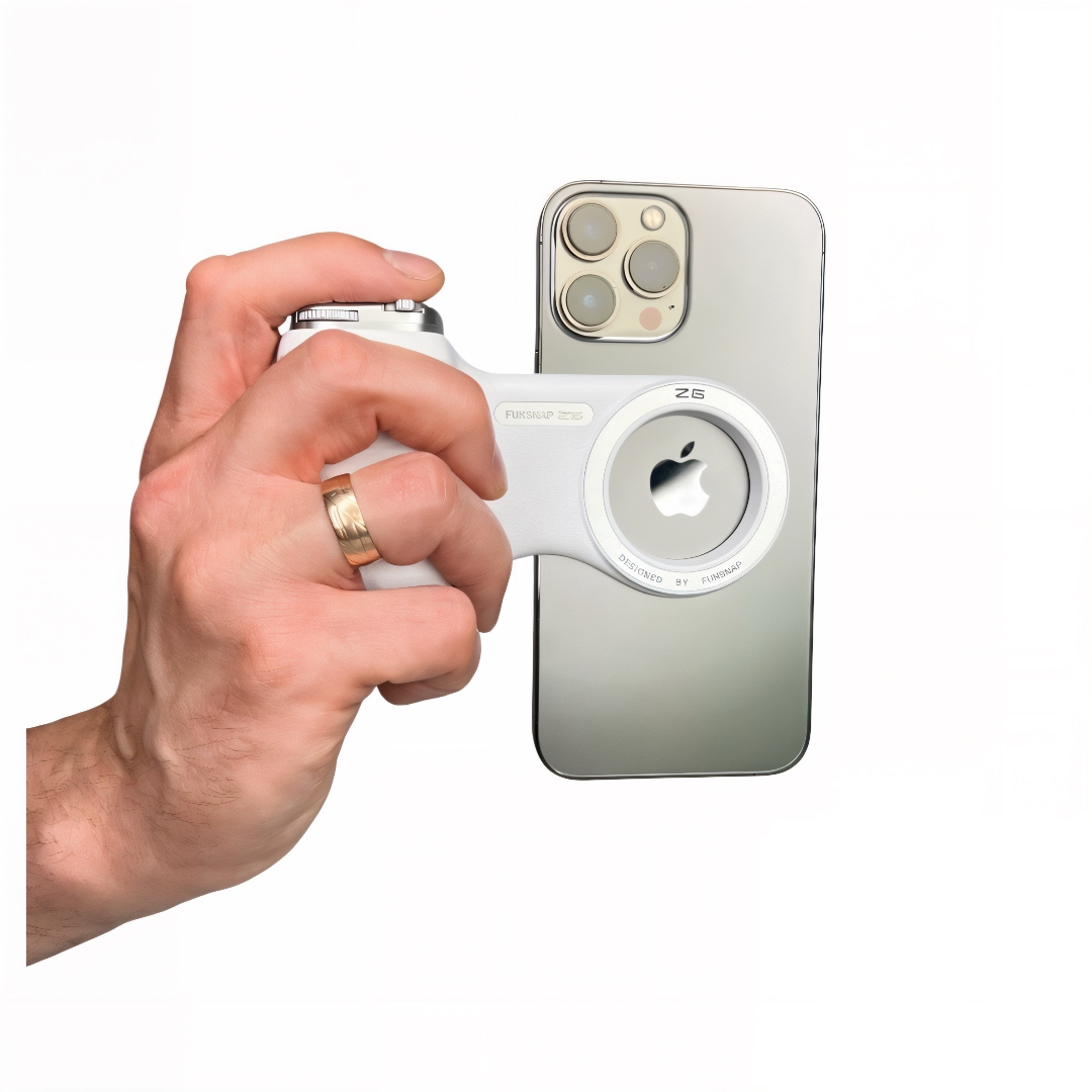Держатель-ассистент для смартфона FUNSNAP Z6 / Магнитный крепеж / Bluetooth-пульт