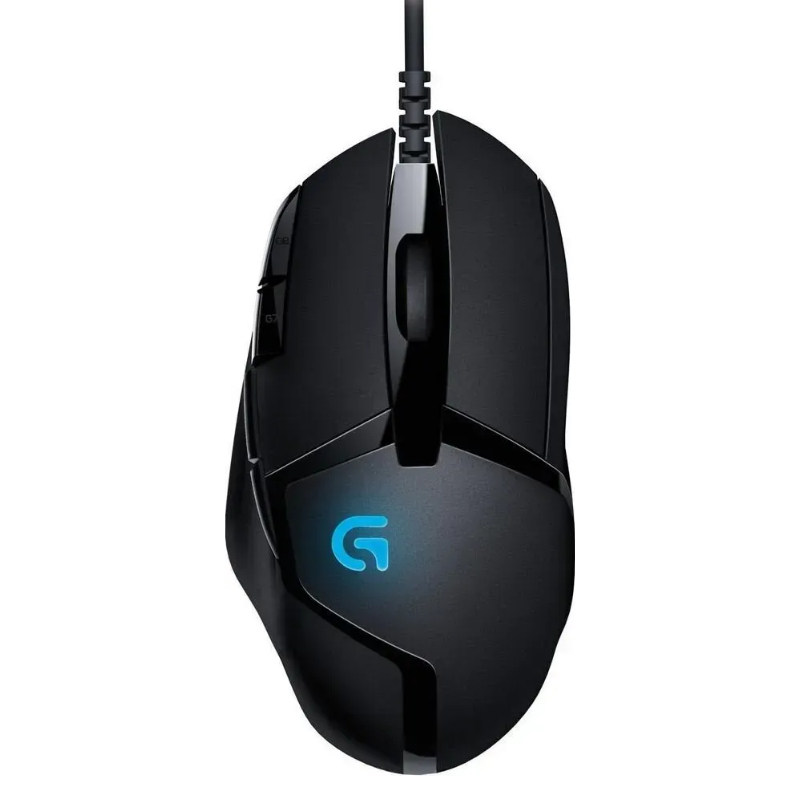 Мышь компьютерная проводная игровая Logitech G402 с подсветкой / 8 программируемых кнопок / DPI 4000 / Черный