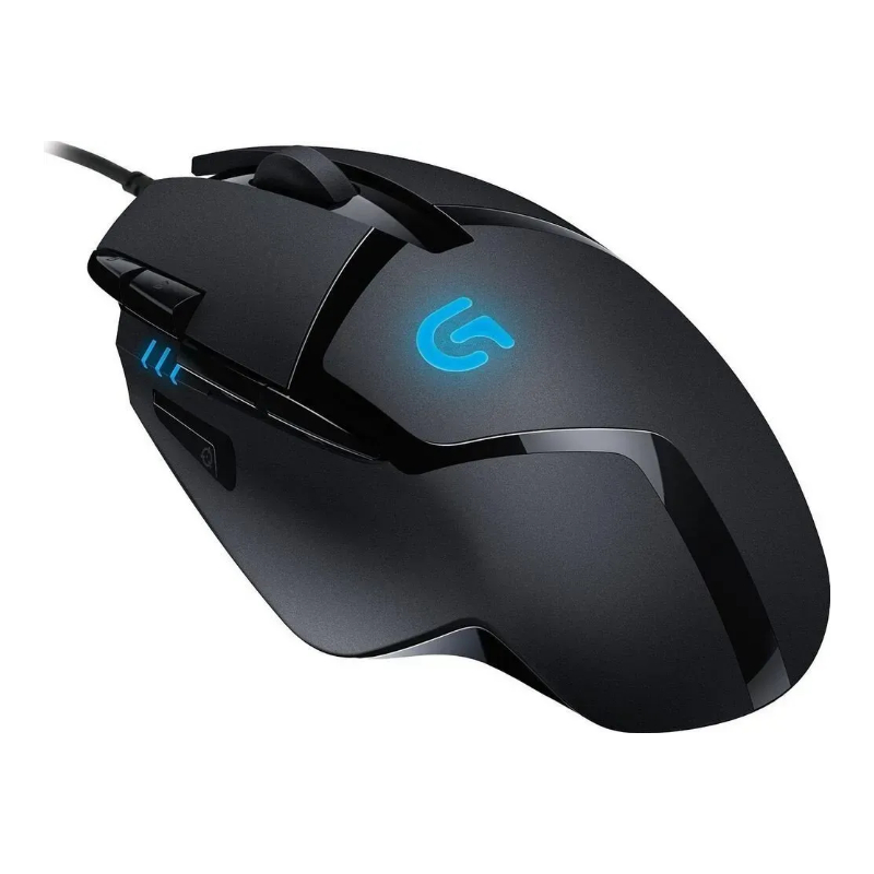 Мышь компьютерная проводная игровая Logitech G402 с подсветкой / 8 программируемых кнопок / DPI 4000 / Черный