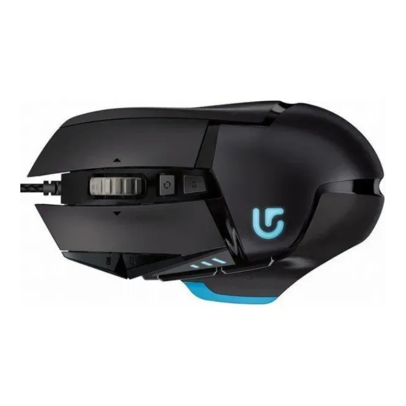 Мышь компьютерная проводная игровая Logitech G402 с подсветкой / 8 программируемых кнопок / DPI 4000 / Черный