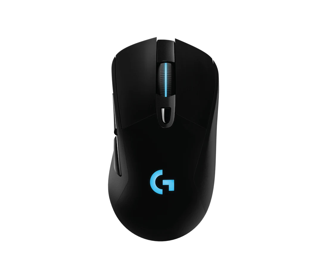 Мышь компьютерная беспроводная игровая Logitech G703 с подсветкой / 6 программируемых кнопок / DPI 25600 / Черный