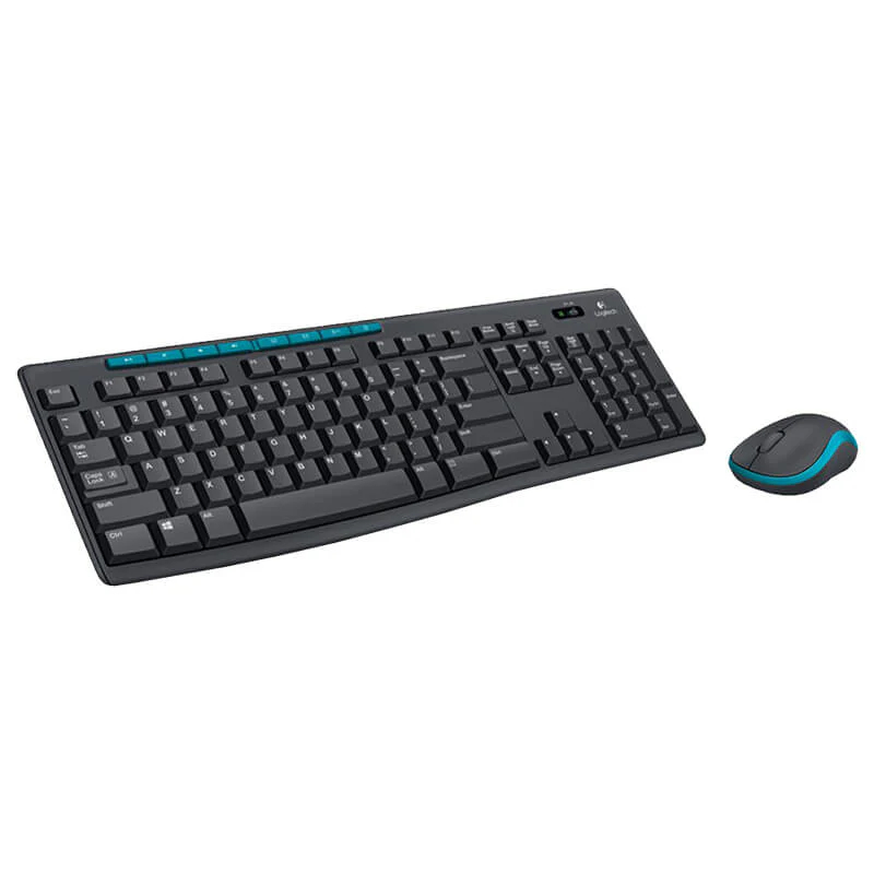 Беспроводной комплект мыши и клавиатуры Logitech MK275 / USB 2.4 ГГц / 10 метров / Черный