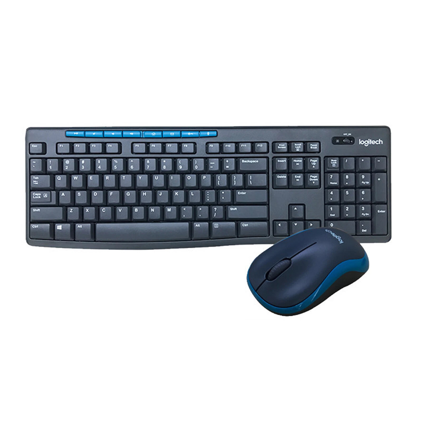 Беспроводной комплект мыши и клавиатуры Logitech MK275 / USB 2.4 ГГц / 10 метров / Черный
