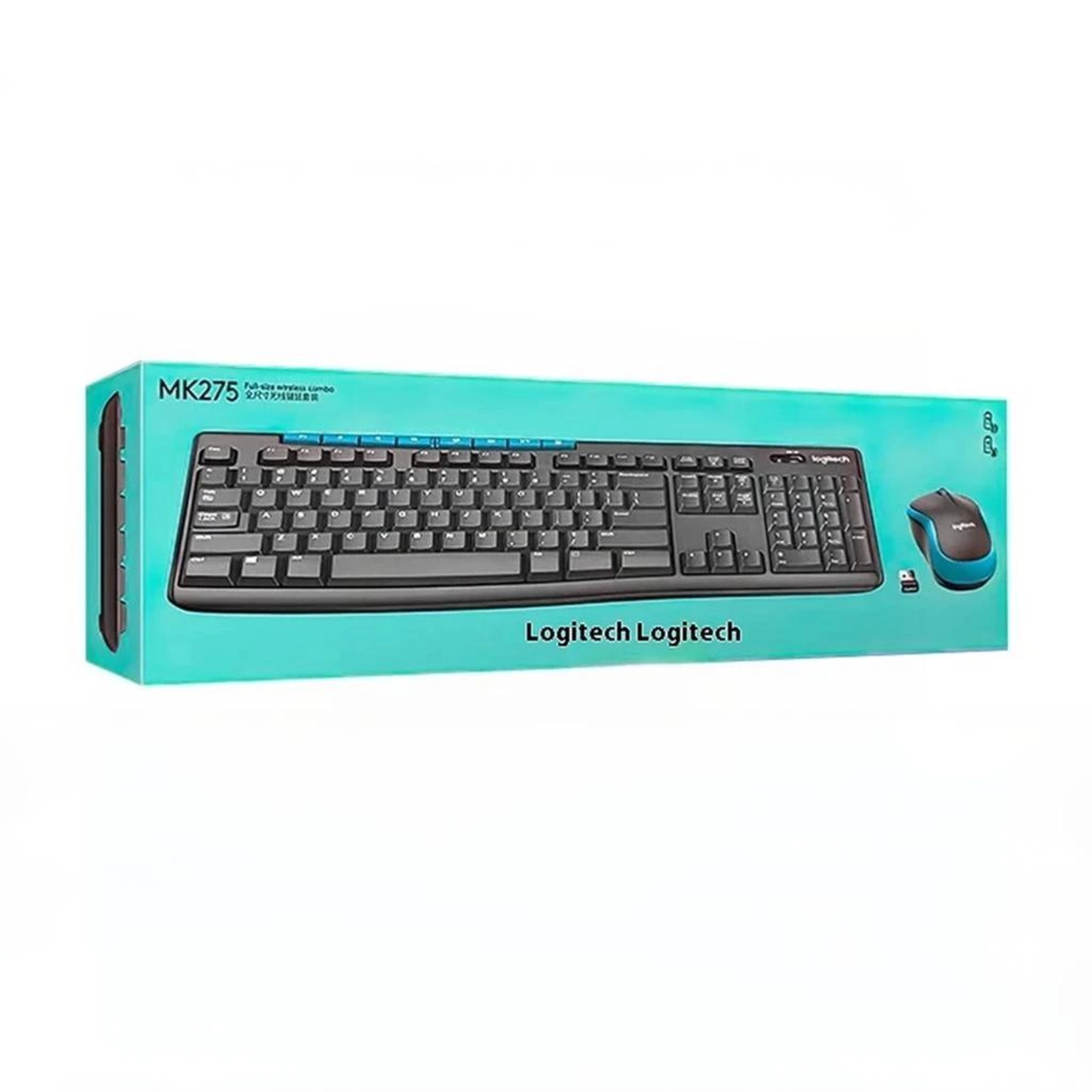 Беспроводной комплект мыши и клавиатуры Logitech MK275 / USB 2.4 ГГц / 10 метров / Черный