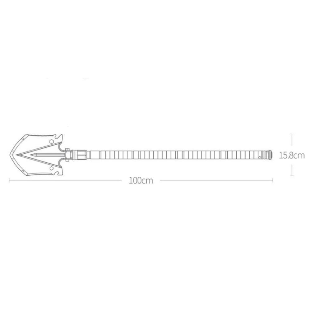 NexTool Folding Shovel Regular NE0114 Многофункциональная лопата 15 в 1