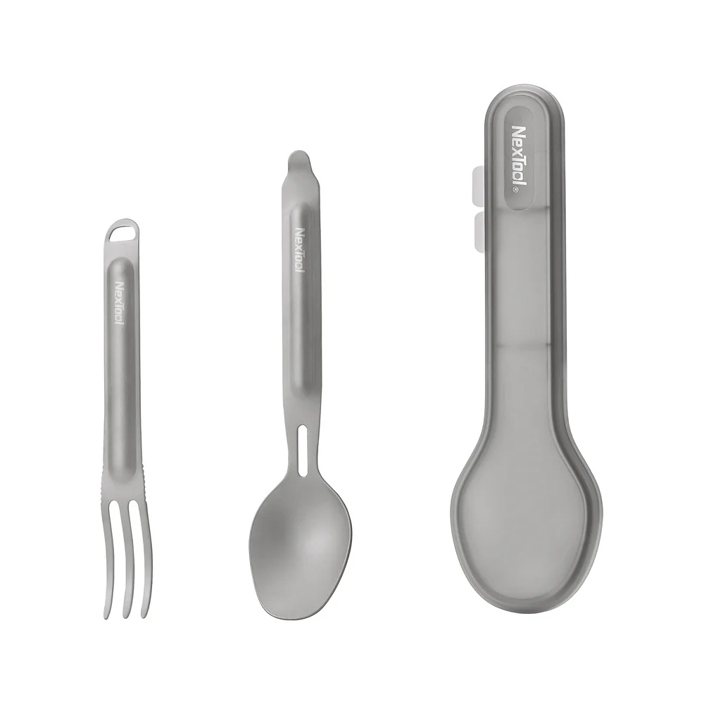 NexTool Titanium Tableware Set NE20132 Туристический набор ложка-вилка