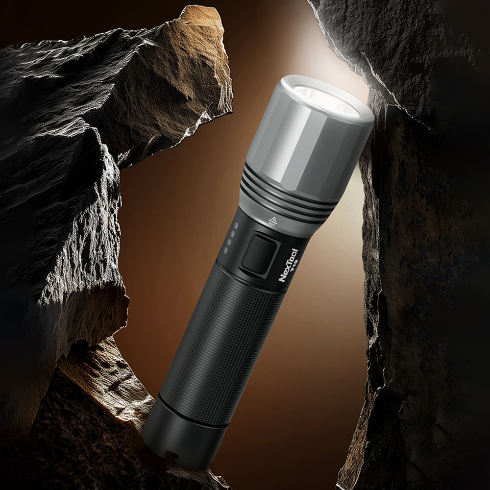 NexTool Flashlight High Lumens T10 NE20343 Тактический аккумуляторный фонарь 2000 лм, USB-C, IPX7