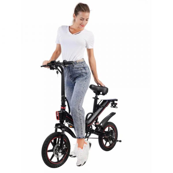 Електричний велосипед для прогулянок OUXI V5, 500Вт, 48V, макс. швидкість 30 км/год, запас ходу 80 км, чорний