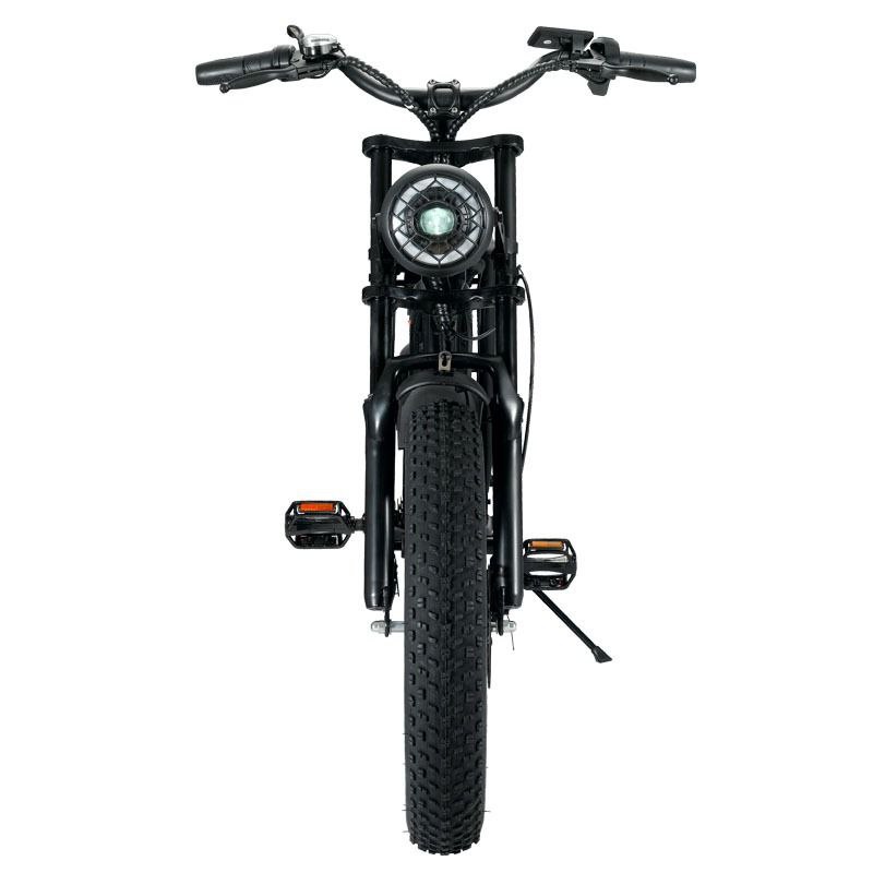 Всесезонный электрический велосипед OUXI V8 1000 Вт, макс. скорость 50 км/ч, запас хода 90 км, черный