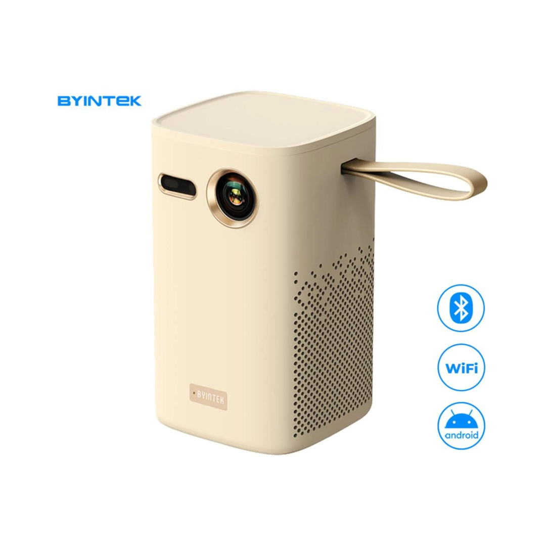 Портативный проектор BYINTEK MAGIC X1 / 1280×720 / 400 ANSI lm / Android 9.0 / Wi-Fi / Bluetooth / Аккумулятор 15000 мАч