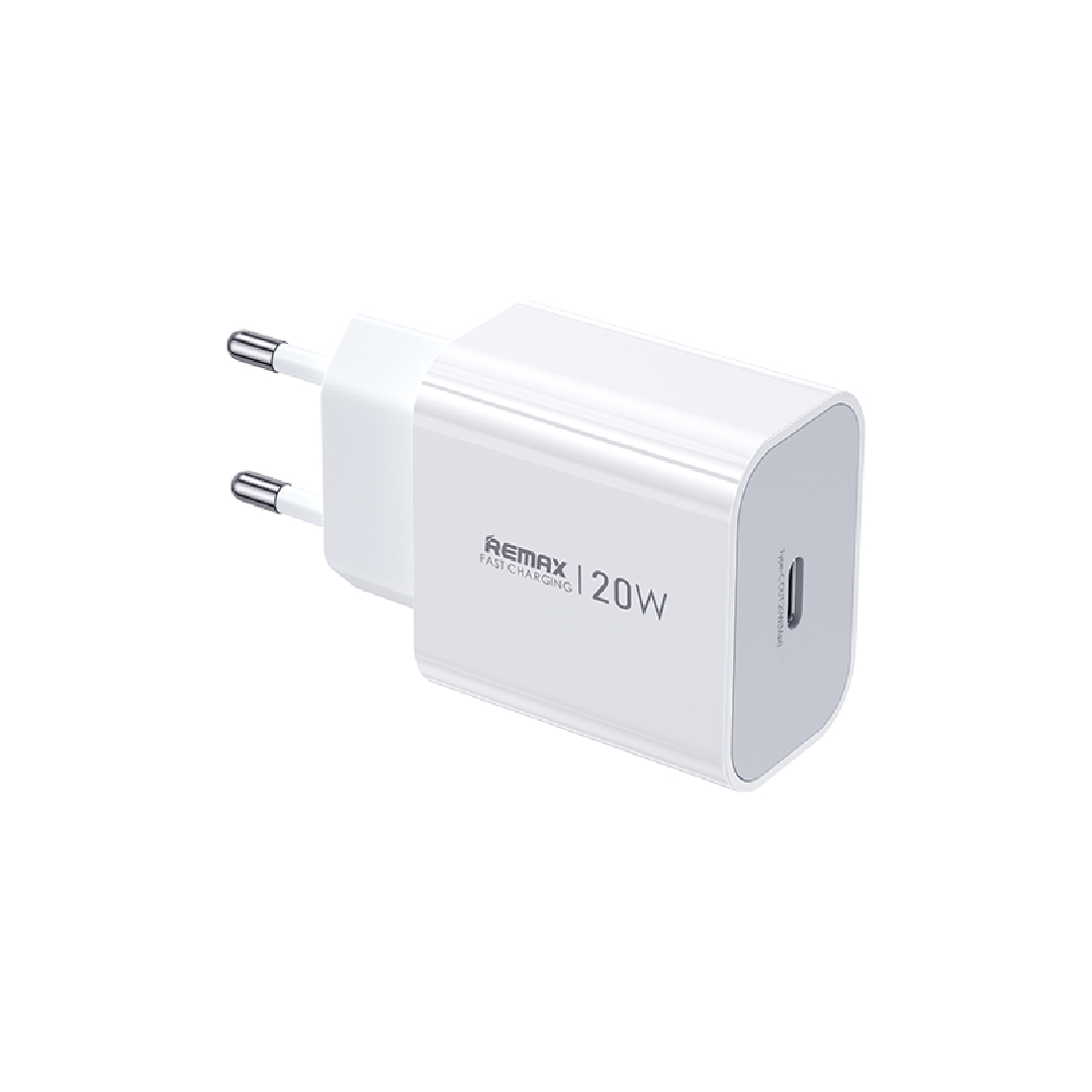 Зарядний пристрій 20 Вт Remax CA08 (C20W), USB-C, PD 3.0/QC 4.0, GaN, EU, білий