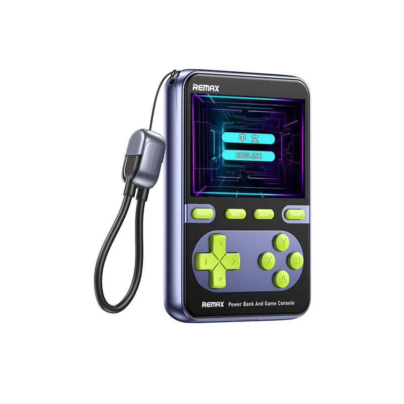 Павербанк и игровая консоль Remax FCP-13 / 10000 мАч / 20Вт / USB-C, Lightning / PD+QC / Синий