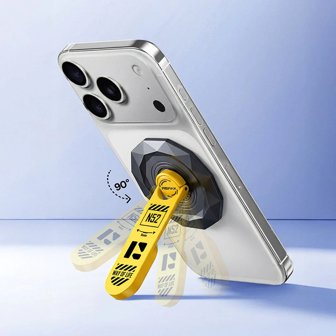 Магнітний тримач для смартфона Remax High-Strength Magnetic Phone Holder CT01 / обертання на 360°