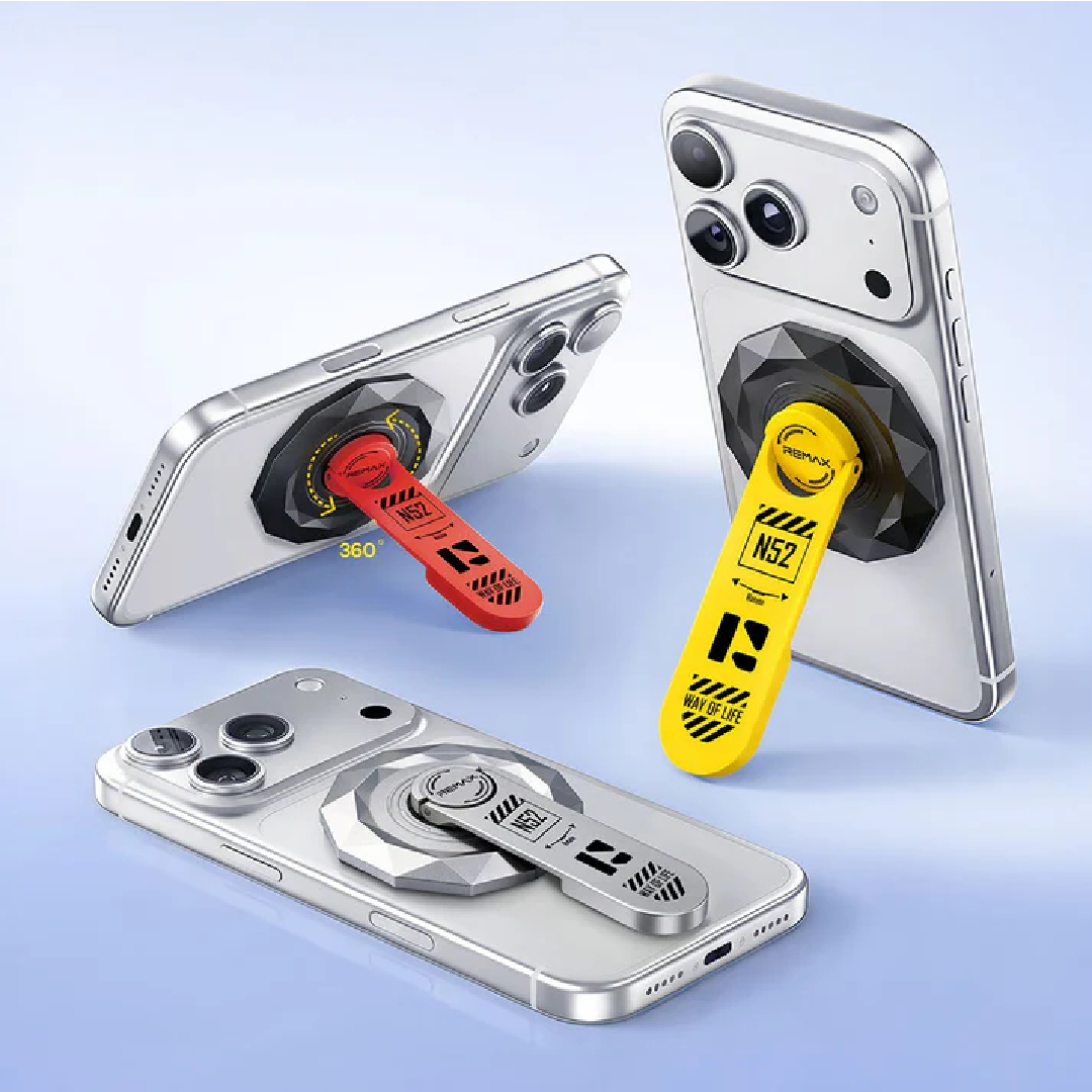 Магнітний тримач для смартфона Remax High-Strength Magnetic Phone Holder CT01 / обертання на 360°