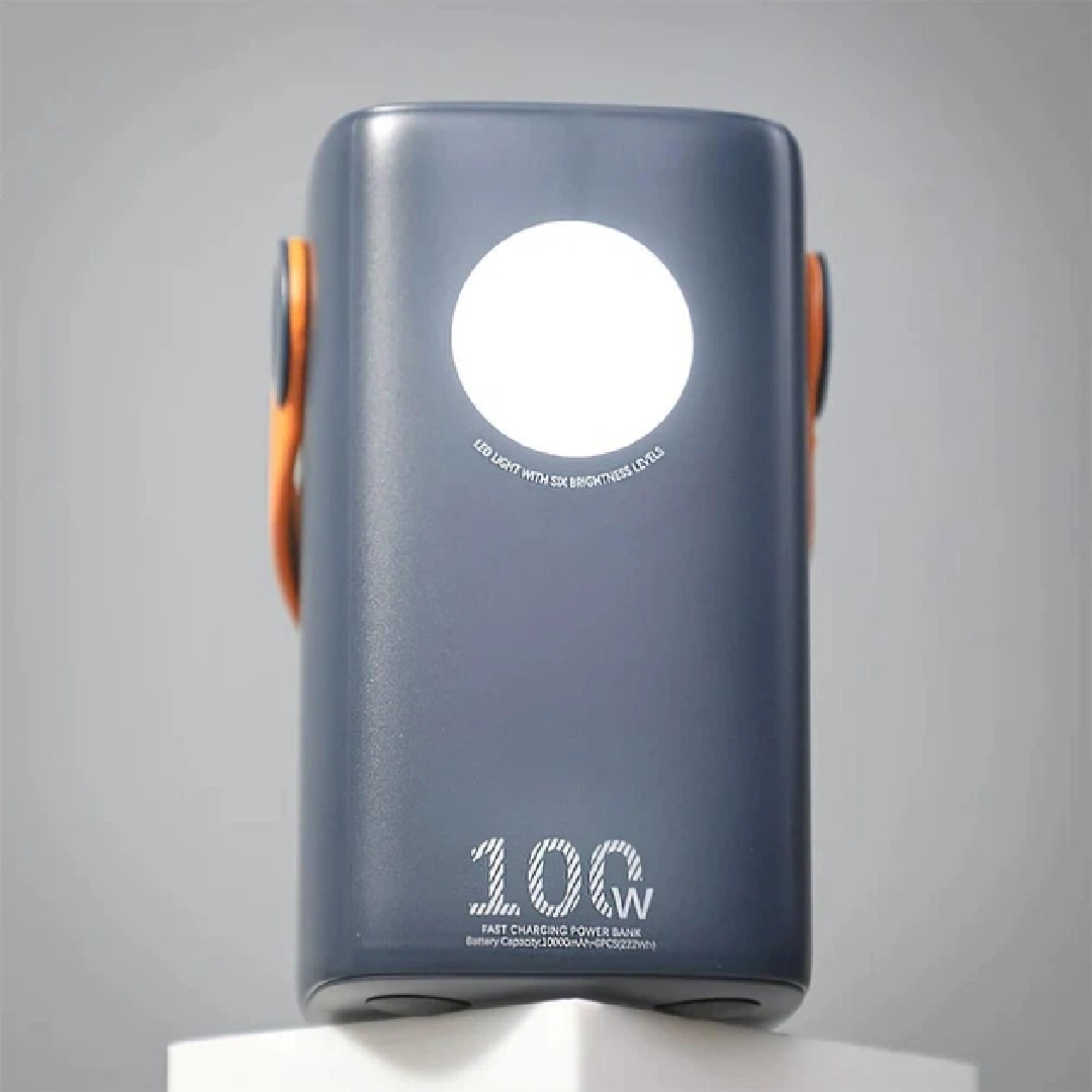 Павербанк 60000 мАч Remax RPP-100 – 100 Вт, PD+QC, USB-C+USB-A, дисплей, фонарик, синий