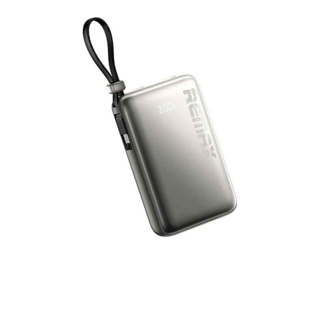 Павербанк Remax RPP-19 / 10000 мАч / 20Вт + 22.5Вт / 2 х USB-C, USB-A / PD+QC / Cерый