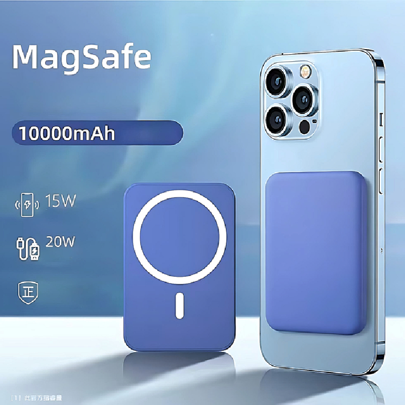 Павербанк Remax RPP-65 / 10000 мАг / до 20 Вт / USB-C + MagSafe / PD+QC / Білий