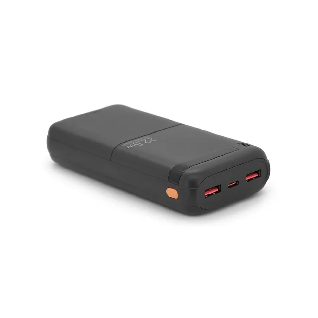 Павербанк 20000 мАч Remax RPP-72 – 22,5 Вт, PD+QC, USB-C + 2×USB-A, с дисплеем, черный