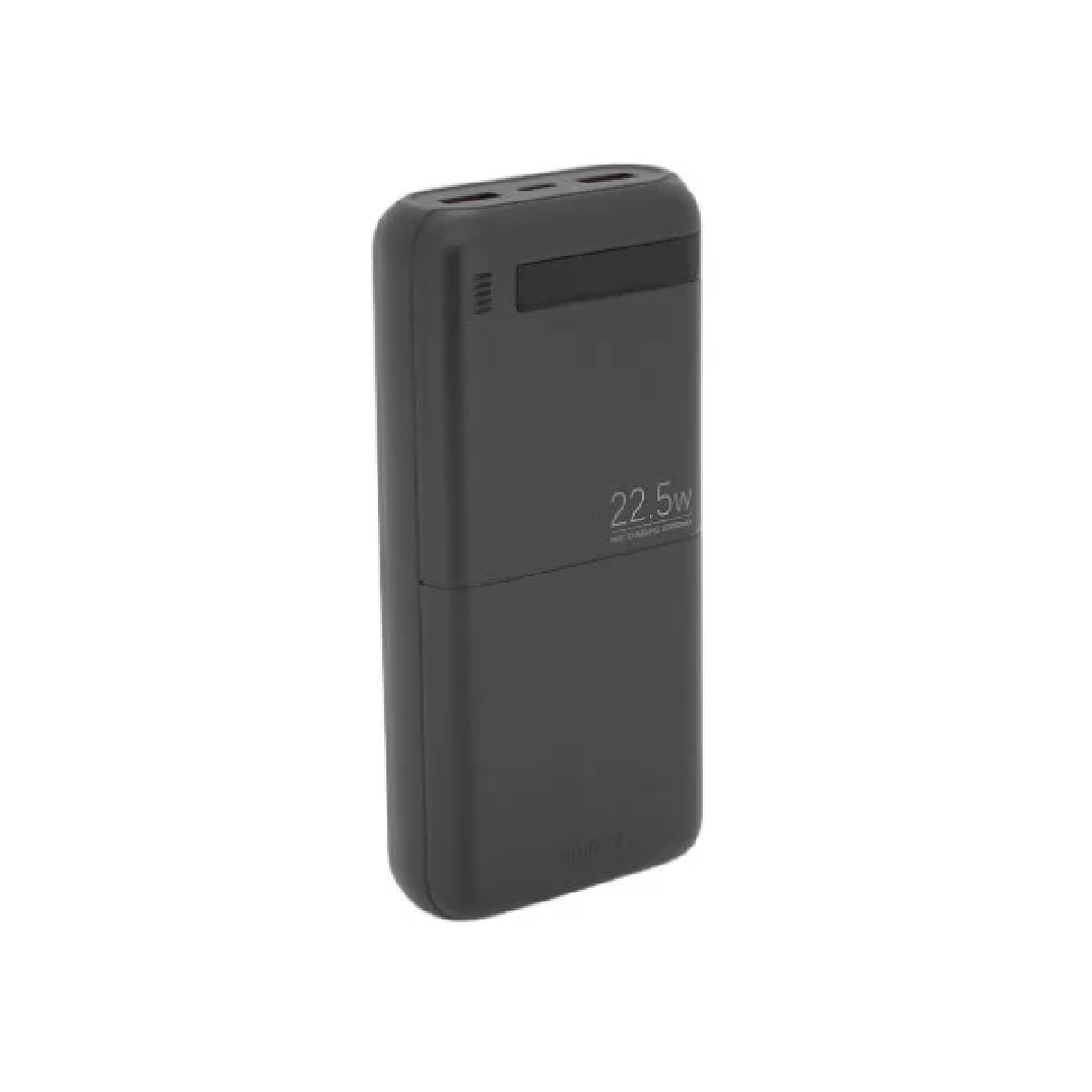Павербанк 20000 мАч Remax RPP-72 – 22,5 Вт, PD+QC, USB-C + 2×USB-A, с дисплеем, черный