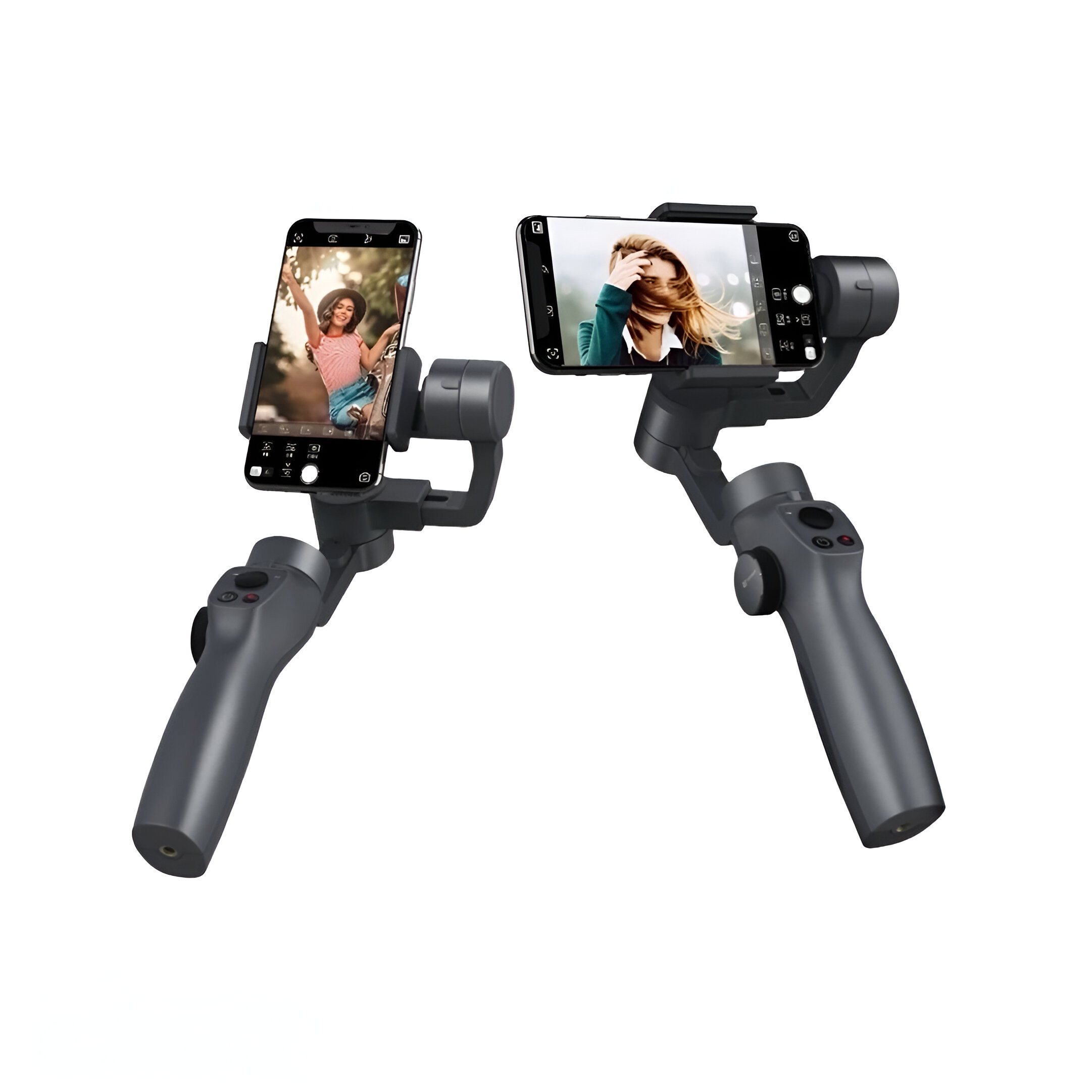Стедікам Funsnap Capture 2s Combo - стабілізатор для смартфонів та відеозйомки / 3-осьовий / акумулятор 2 х 2200 мАг / до 12 годин роботи