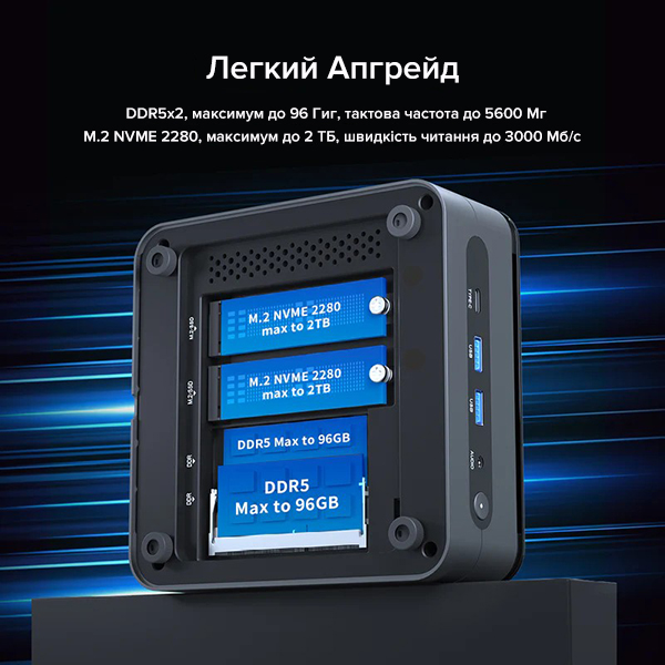 Игровой Мини-ПК WizBox AI на Intel Ultra125H
